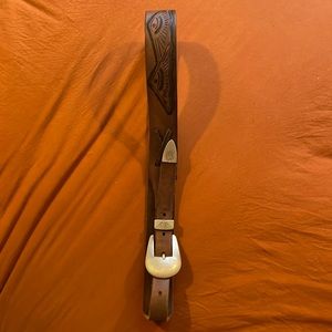 Free People Brown Leather Belt